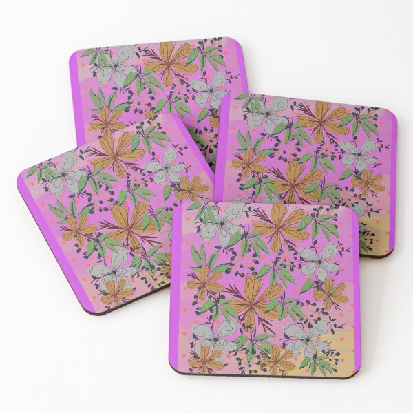 Item preview, Elegant Botanical Flower Pattern designed and sold by BarakahCrafts.