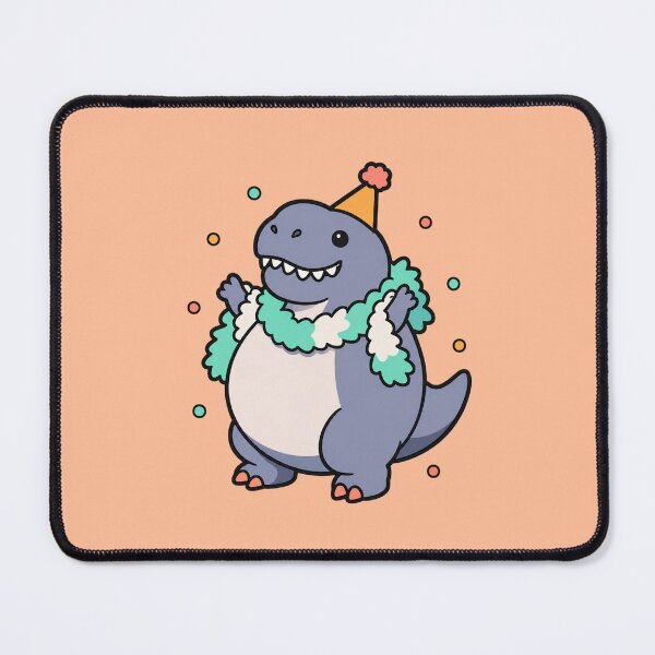 Item preview, Happy Birthday Party Dinosaur Kawaii Kaiju Character designed and sold by bosamji.