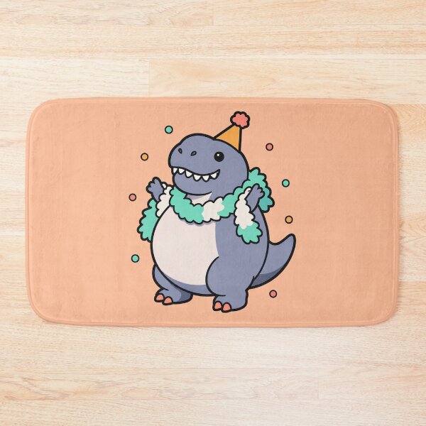 Item preview, Happy Birthday Party Dinosaur Kawaii Kaiju Character designed and sold by bosamji.