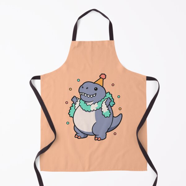 Item preview, Happy Birthday Party Dinosaur Kawaii Kaiju Character designed and sold by bosamji.