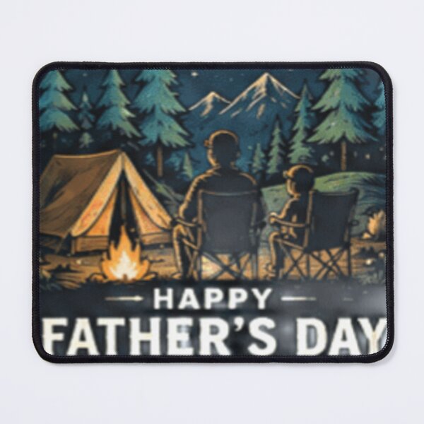 Item preview, Happy Father's Day Adventure Buddies Camping Art designed and sold by GUINewAlex.