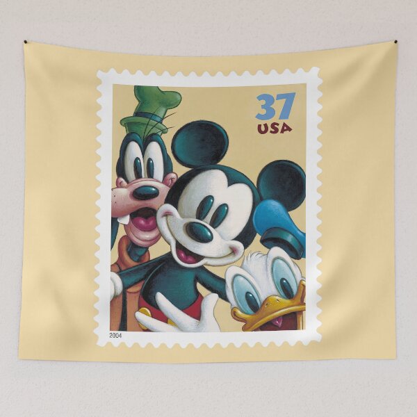 Item preview, Vintage Classic Cartoon Friends Retro Art Stamp designed and sold by Schulz Lightprint Studio.