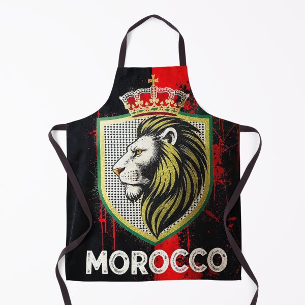Item preview, Morocco Crowned Lion Street T-Shirt designed and sold by djovan.