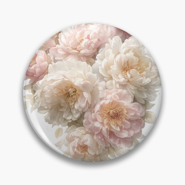 Item preview, Floating Peony Bloom Luxury Botanical T-Shirt designed and sold by SoftMuse Designs.