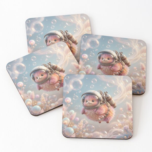 Item preview, Cute Pastel Space Explorer Creature designed and sold by Vibescapes.