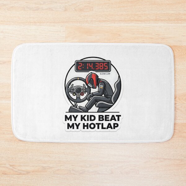 Item preview, Teenager Beat My Hotlap - Sim Racing Humor designed and sold by GarageGraphics.