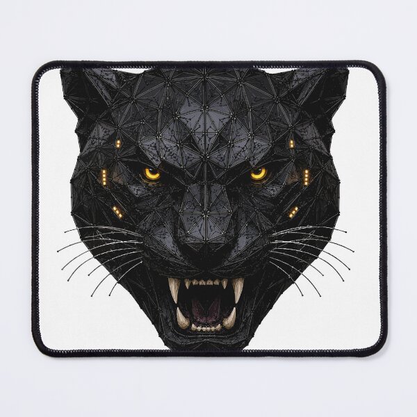 Item preview, Geometric Panther Mask / Prism Animal Mask Collection designed and sold by ValentynaTyshenkoArt.