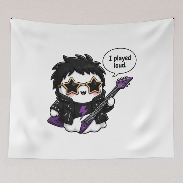 Item preview, Rock Star Ghost designed and sold by Icareis-Studios.