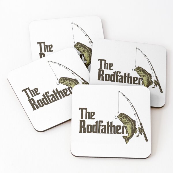 Item preview, The Rodfather Fishing Logo Design designed and sold by IntelliMindDesigns.