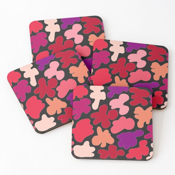 Item preview, Curly blobs black background designed and sold by GasconyPassion.