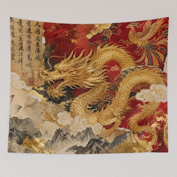 Item preview, Imperial Majesty: The Golden Dragon of China designed and sold by DarVibe Designs.