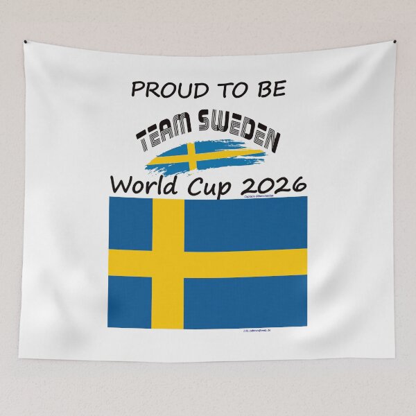 Item preview, Sweden Fan T‑Shirt world Soccer Cup 2026 SWE outfit designed and sold by cabevo.