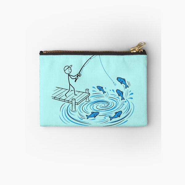 Item preview, Stickman Fishing Adventure – Relaxed Lake Day Graphic designed and sold by Chroma Dreams .