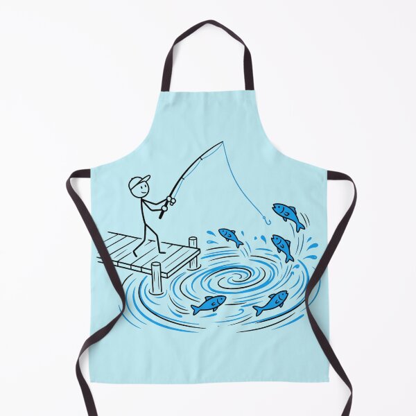 Item preview, Stickman Fishing Adventure – Relaxed Lake Day Graphic designed and sold by Chroma Dreams .