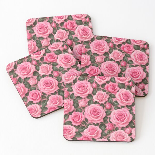 Item preview, Blush Rose Garden – Seamless Pink Floral Pattern designed and sold by ITSimagination.