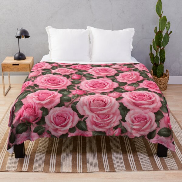 Item preview, Blush Rose Garden – Seamless Pink Floral Pattern designed and sold by ITSimagination.