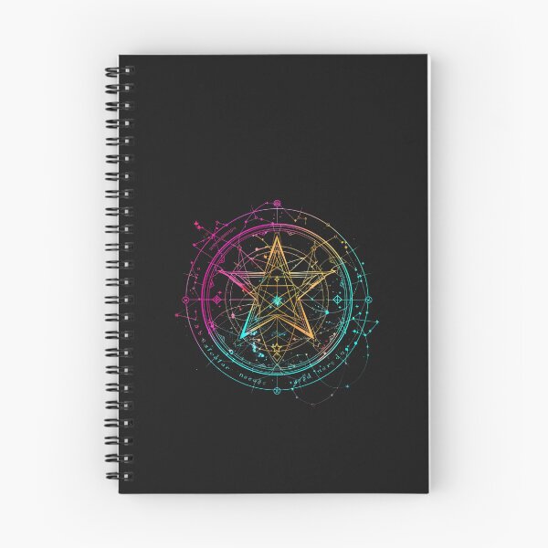 Item preview,  Pentacle Star Map - Celestial Geometry & Mystic Wall  designed and sold by RetroWaveArtCo.