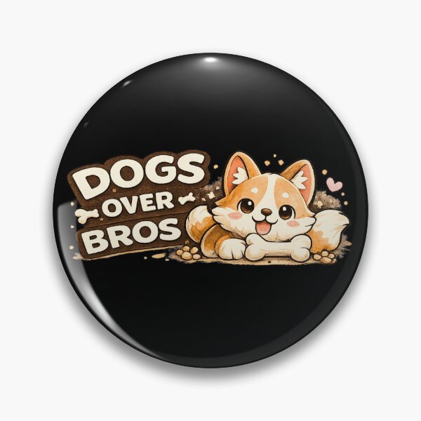 Item preview, Dogs Over Bros Funny Corgi Dog Lover Gift Girl designed and sold by Hobby-up.