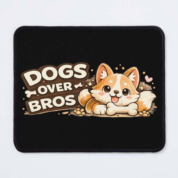 Item preview, Dogs Over Bros Funny Corgi Dog Lover Gift Girl designed and sold by Hobby-up.