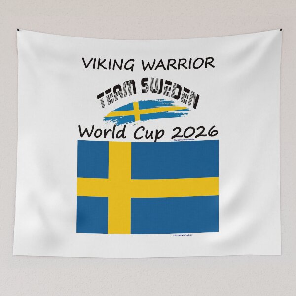 Item preview, Sweden Fan T‑Shirt world Soccer Cup 2026 SWE outfit designed and sold by cabevo.