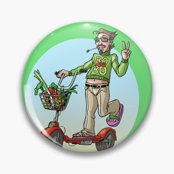 Item preview, Bobo on board - Organic hipster scooter art designed and sold by L'atelier de Grôchat.