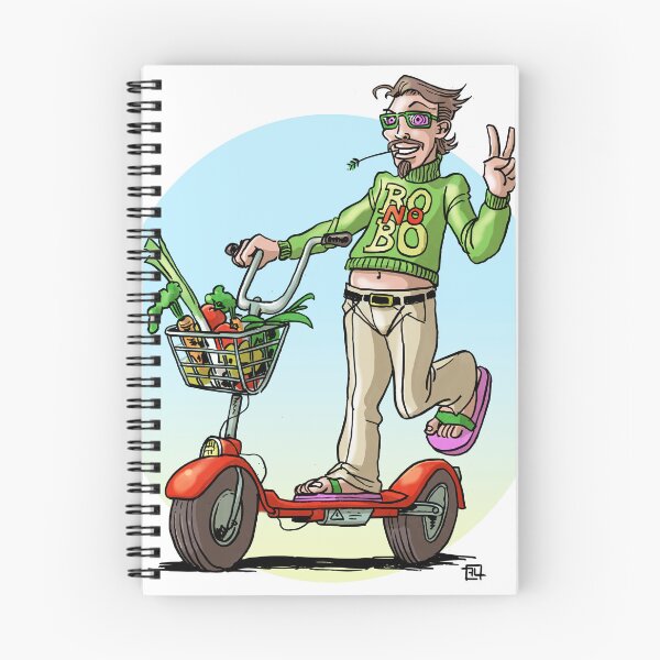 Item preview, Bobo on board - Organic hipster scooter art designed and sold by L'atelier de Grôchat.