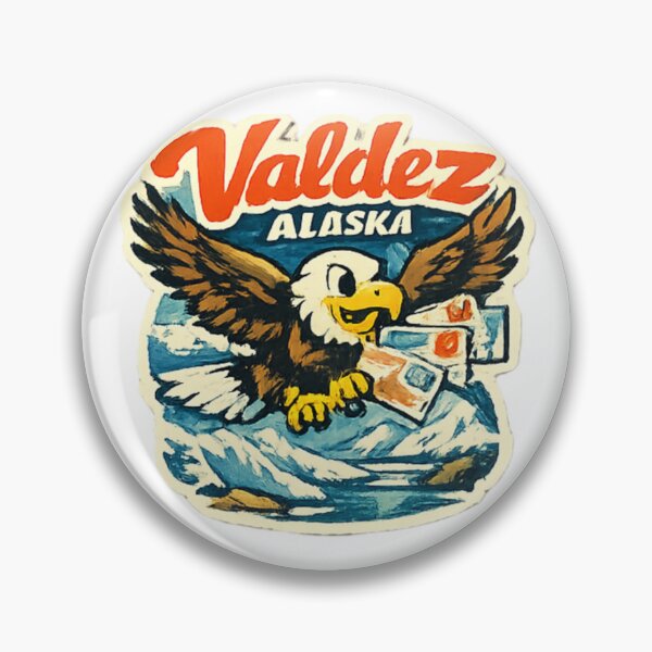 Item preview, Valdez Alaska - Funny eagle designed and sold by DamioPolArt.