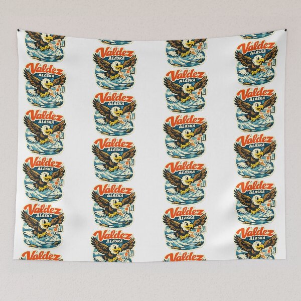 Item preview, Valdez Alaska - Funny eagle designed and sold by DamioPolArt.