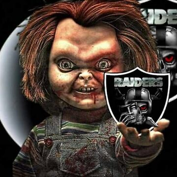 Chucky Raiders Sticker Sticker for Sale by Kalieh Valencia