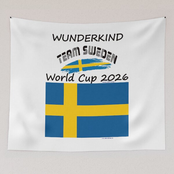 Item preview, Sweden Fan T‑Shirt world Soccer Cup 2026 SWE outfit designed and sold by cabevo.