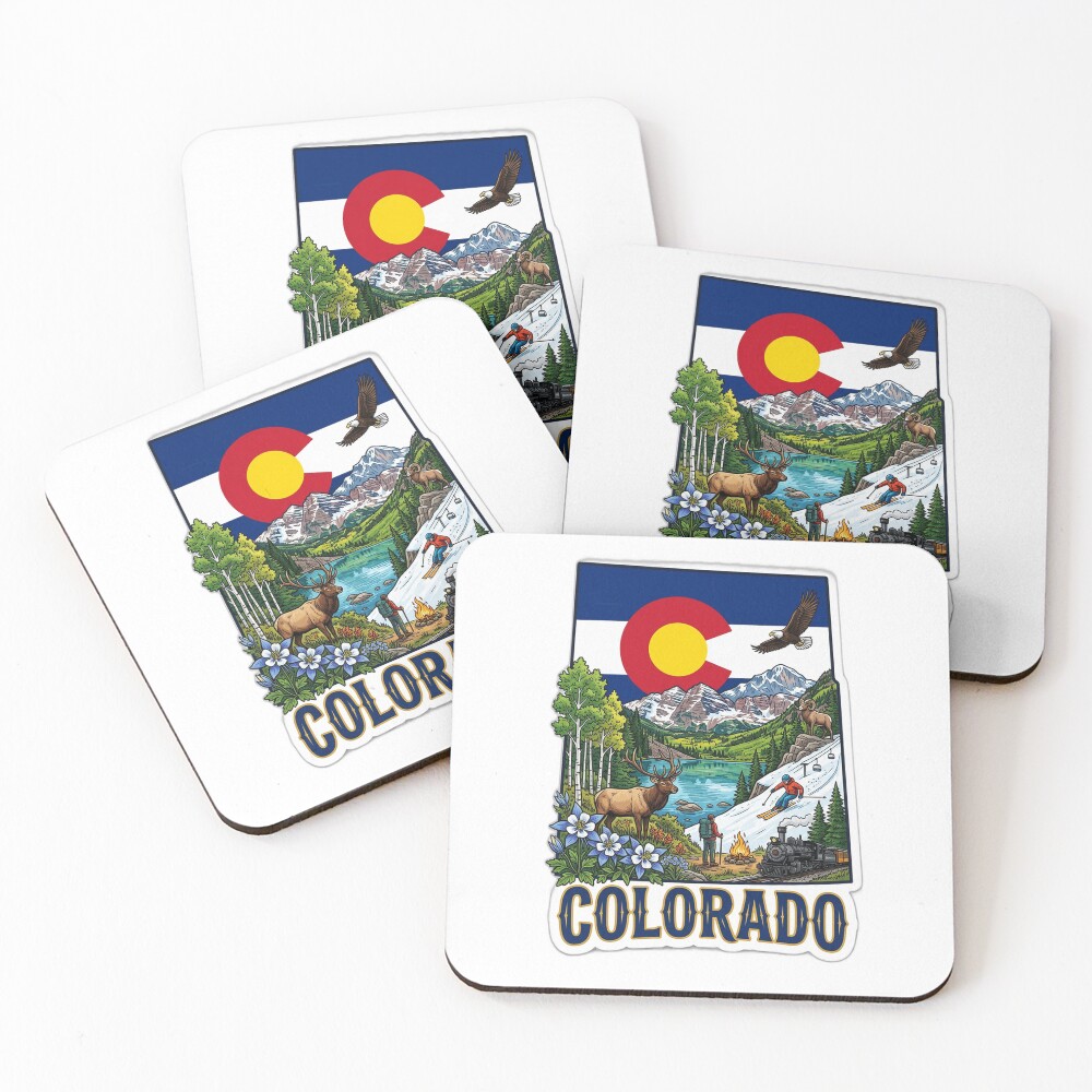 Item preview, Coasters (Set of 4) designed and sold by FunFitsFactory.