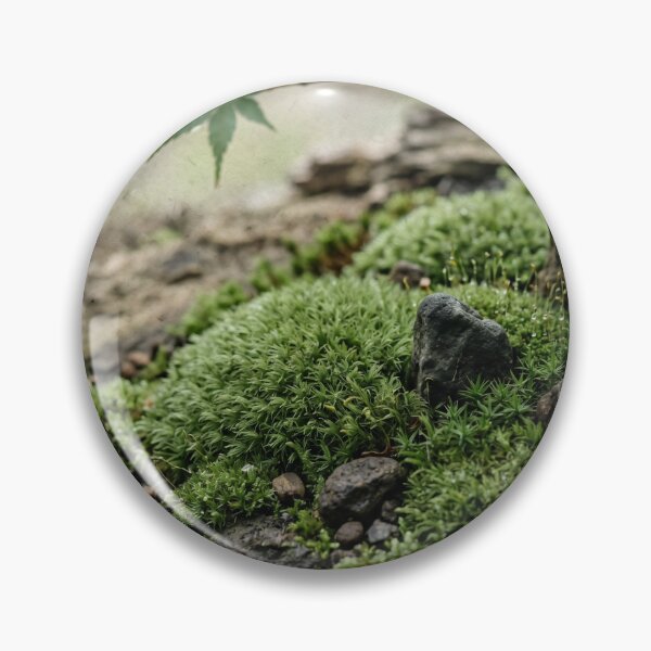 Item preview, Moss Garden Close-up | Japanese Wabi-Sabi Art | Zen Botanical Minimalist Print designed and sold by KUZU-NOHA.