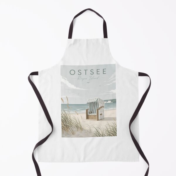 Item preview, Rügen Ostsee Strandkorb Coastal Boho Beach Chair Art designed and sold by Digital Dreams Arts.