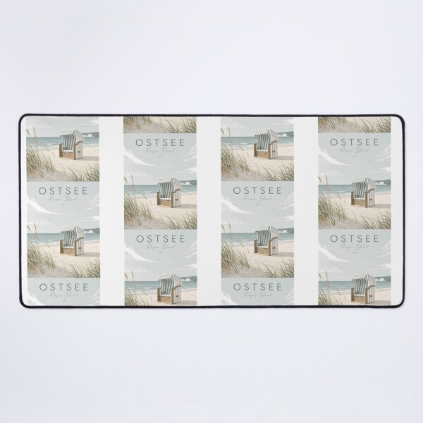 Item preview, Rügen Ostsee Strandkorb Coastal Boho Beach Chair Art designed and sold by Digital Dreams Arts.