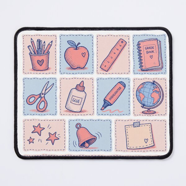 Item preview, Chalk Full of Heart School Supplies designed and sold by LinaDesign Store.