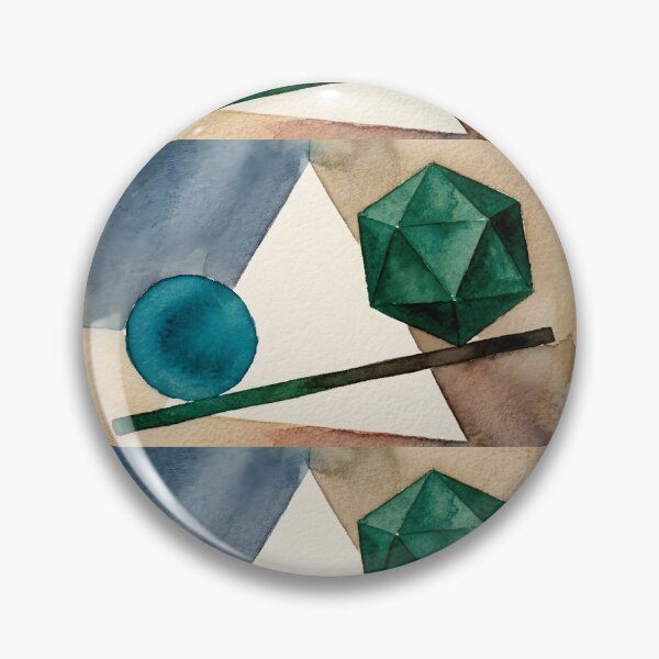Item preview, Abstract Geometric Watercolor Art | Paul Klee Inspired Minimalist Shapes | Earthy Tone Wall Decor designed and sold by SergioMiklos.