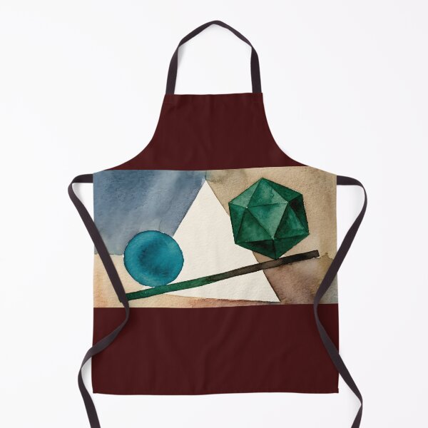 Item preview, Abstract Geometric Watercolor Art | Paul Klee Inspired Minimalist Shapes | Earthy Tone Wall Decor designed and sold by SergioMiklos.