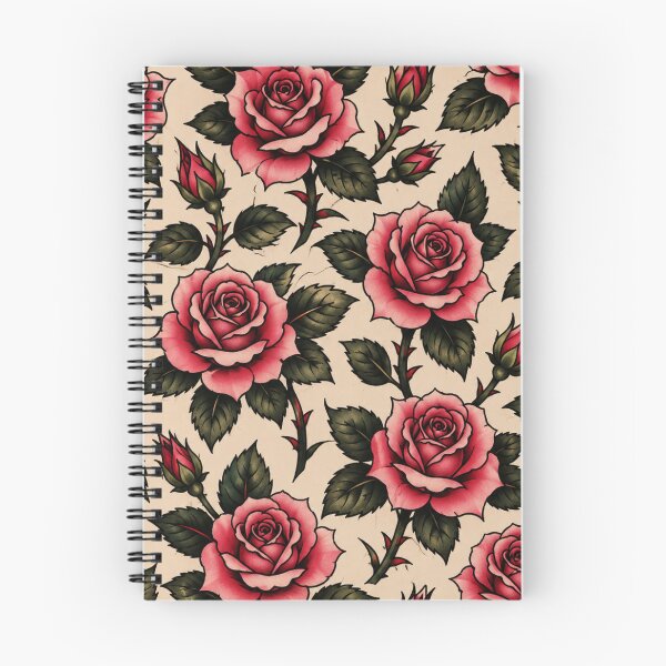 Item preview, Traditional Rose Flash – Vintage Tattoo Pattern designed and sold by ITSimagination.