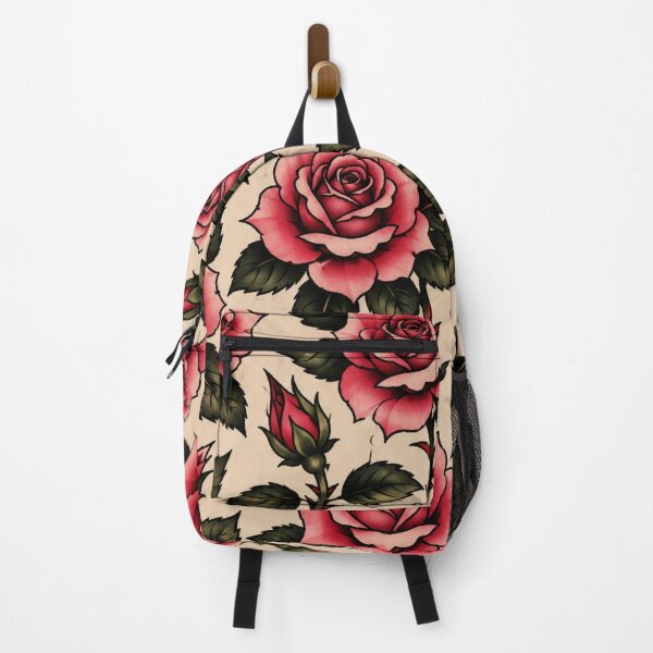 Item preview, Traditional Rose Flash – Vintage Tattoo Pattern designed and sold by ITSimagination.