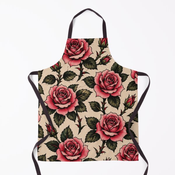 Item preview, Traditional Rose Flash – Vintage Tattoo Pattern designed and sold by ITSimagination.