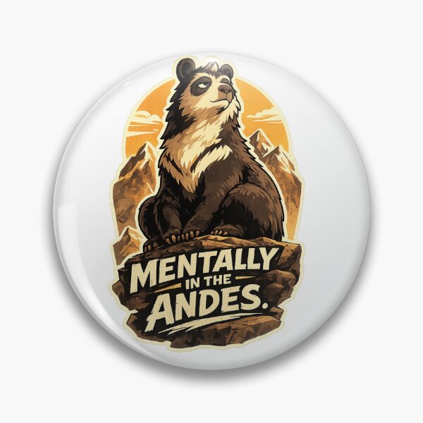 Item preview, Mentally in the Andes sticker designed and sold by RupacDesign.
