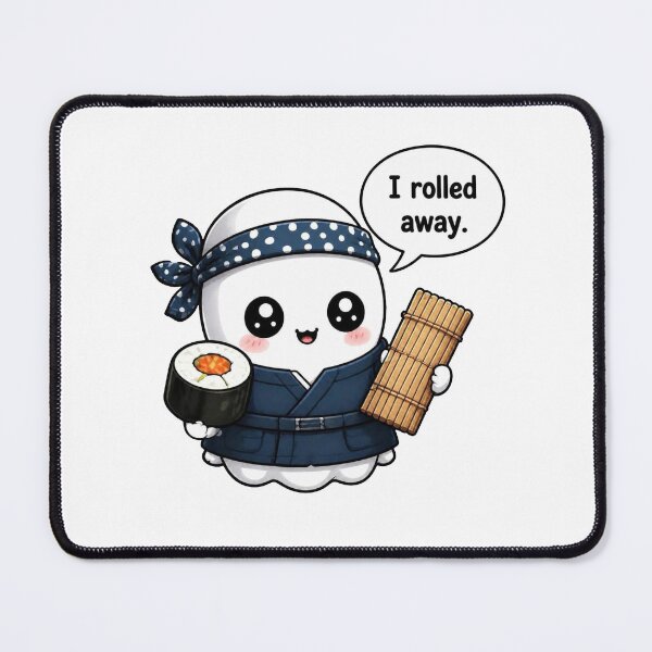 Item preview, Ghostly Sushi Master designed and sold by Icareis-Studios.