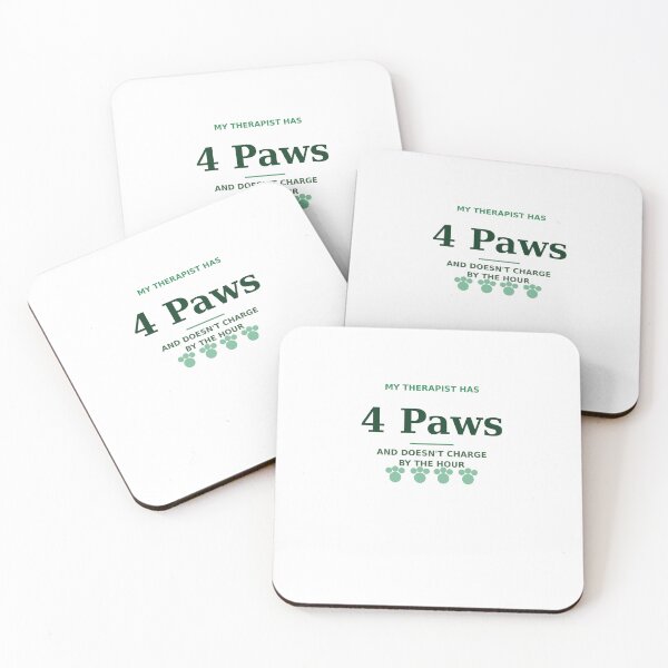 Item preview, My Therapist Has 4 Paws Tee designed and sold by MONO LAB .