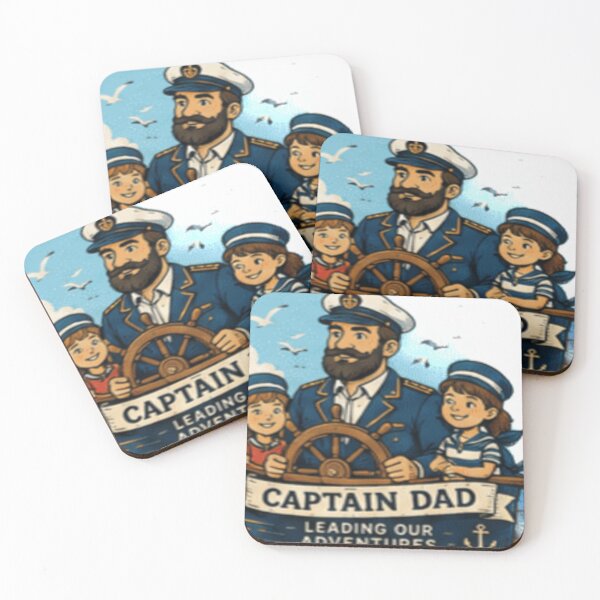 Item preview, Captain Dad Leading Our Adventures - Father's Day Gift designed and sold by GUINewAlex.