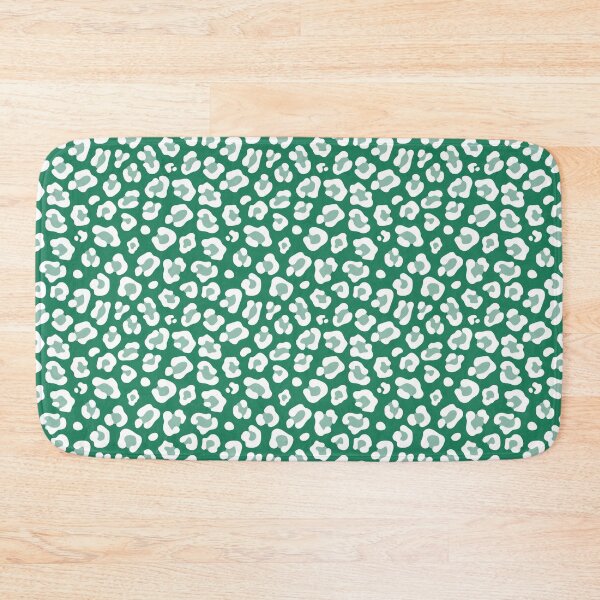 Item preview, Green and White leopard print designed and sold by pattern-archive.