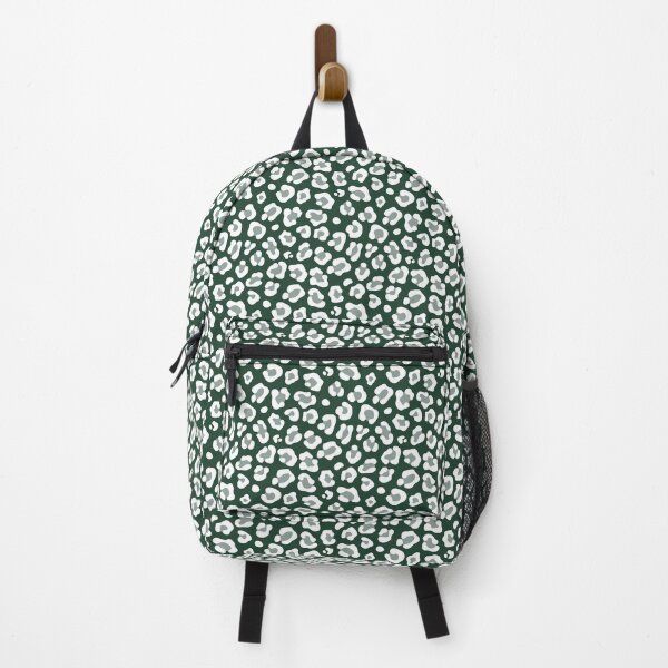 Item preview, Forest Green and White leopard print designed and sold by pattern-archive.