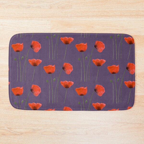 Item preview, Vibrant Hand Painted Red Poppies Watercolor Wildflower designed and sold by Farnwirbel – Art.
