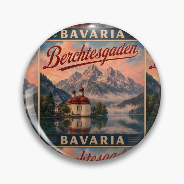 Item preview, Berchtesgaden Bavaria - Lake Königssee St. Bartholomä church designed and sold by Digital Dreams Arts.