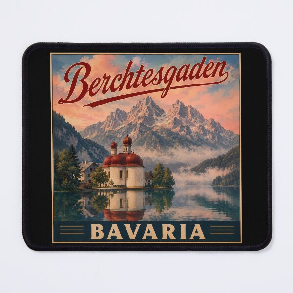 Item preview, Berchtesgaden Bavaria - Lake Königssee St. Bartholomä church designed and sold by Digital Dreams Arts.