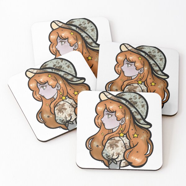 Item preview, Floral Hat Auburn Hair Fantasy Girl Portrait designed and sold by immortalmoonimp.